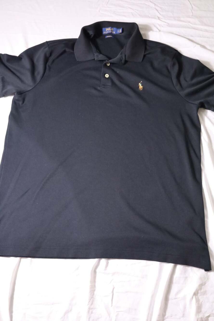 Polo Ralph Lauren Men's Classic Fit Soft Cotton Polo Shirt in Black
